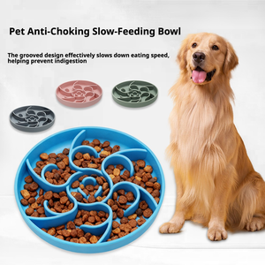 Comedero Lento de Silicona para Perros, Tapete de Alimentación Antideslizante y Anti-Asfixia de Grado Alimenticio, Previene la Hinchazón en Perros Pequeños, Medianos y Grandes - Product Image 1