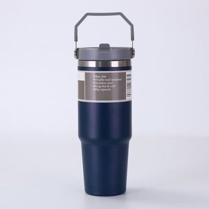 Gobelet isotherme en acier inoxydable 30 oz, à double paroi, avec couvercle, prêt à être expédié, best-seller 2024 - Product Image 4