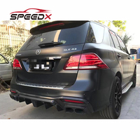 Pour Mercedes Benz W166 GLE GLE coupé carbone Brabus Style Kit de carrosserie diffuseur de lèvre avant Kit de carrosserie en carbone