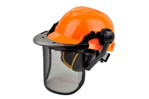 Casque de sécurité forestière, ensemble de protection complet avec écran facial en maille d'acier et protège-oreilles, certifié CE EN 397 EN1731, résistance aux chocs - Product Image 6