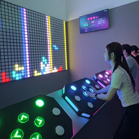 Jeux Actifs PC Interactifs : Jeu de Contrôle Super Grid avec Boutons Poussoirs pour Activation de Jeu de Labyrinthe – Idéal pour les Expériences de Jeu Multiples en Aéroport
