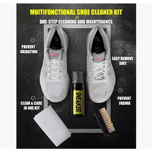 Kit de nettoyage de chaussures de Sport naturel, Kit de nettoyage de chaussures personnalisé