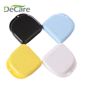 DeCare Retainer Case With <b>Mirror</b> <b>Small</b> Opening For Denture Care - Product Image 4