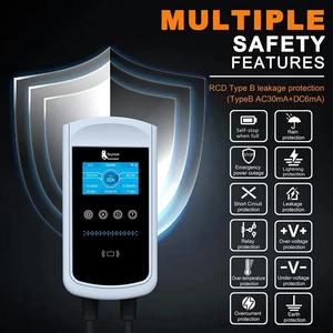 Chargeur mural pour véhicule électrique Feyree NACS 12 kW monophasé 50 A, station de recharge AC pour Tesla. - Product Image 4