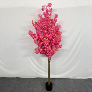 Cây hoa anh đào nhân tạo lụa bán buôn trang trí trong nhà cho lễ tốt nghiệp, Tết Nguyên đán, Ngày lễ tình nhân, Lễ Phục sinh, các sự kiện tại trung tâm thương mại - Product Image 5