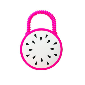 <b>Cute</b> Food&Fruit--Shaped Silicone Crossbody Bags Set - Beaded Handle Handheld <b>Purse</b> for Kids & Women - Product Image 5