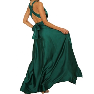 2024 nuovo matrimonio <span class=keywords><strong>donna</strong></span> elegante ballo di fine anno sera <span class=keywords><strong>abiti</strong></span> Sexy <span class=keywords><strong>damigella</strong></span> d'onore infinito convertibile avvolgere lungo Maxi abito - Product Image 3