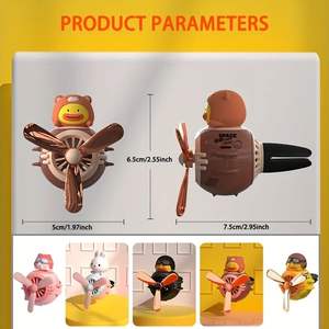 Nuevo <span class=keywords><strong>Air</strong></span> <span class=keywords><strong>Force</strong></span> One coche salida de aire difusor de Aroma Clip de ventilación plástico dibujos animados Ike familia ambientador decoración sin electricidad - Product Image 5