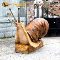 MyDino AI009, grand modèle d'insecte animatronique pour parc à thème extérieur, escargot, à vendre