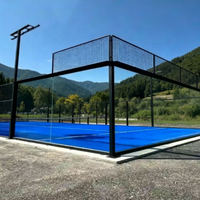 Bonnes ventes - Fabricant chinois de terrains de padel panoramiques certifiés CE - Terrain de padel standard 10x20m pour intérieur et extérieur