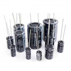 Bán buôn nhôm điện phân tụ 250V 400V <span class=keywords><strong>6.8UF</strong></span> 2.2UF 4.7UF 10uF 22UF 33UF 47uF 68UF 120uF 150UF tụ - Product Image 1