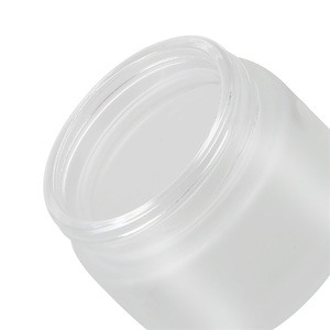 Vaso glassato di vetro 50ml 100ml 120ml con il coperchio di alluminio dell'oro opaco - Product Image 5