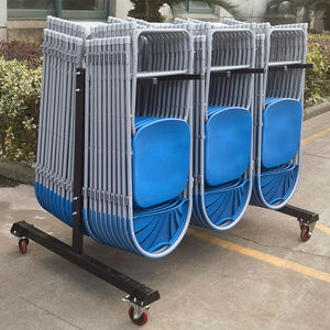 أنبوب معدني في الهواء الطلق الحدث مروحة بلاستيكية الظهر كرسي قابل للطي - Product Image 4