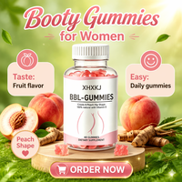 Complément Naturel BBL Gummies Vitamines pour l'Augmentation des Fesses et l'Amincissement du Corps – Pilules Gélifiées pour des Fesses Volumineuses (Marque Privée)