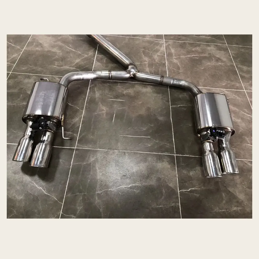 Customized Size Universal Turbocharger Automobile Racing Car Catback Exhaust Downpipe for VW CC Parts