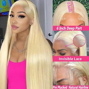 Cuticle Aligned <b>Hair</b> Blonde 13x6 HD Lace Frontal <b>Wigs</b> <b>Human</b> <b>Hair</b> hd Full Lace Frontal Glueless <b>Human</b> <b>Hair</b> <b>Wigs</b> for Black Women - Product Image 4