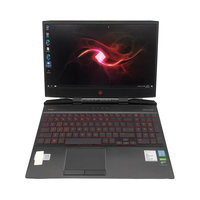 Ordinateur portable de gaming d'occasion HP OMEN 5 i7 9gen RTX 2060 (6G) 16G 512G, idéal pour le divertissement, les étudiants, les professionnels, 15,5 pouces.