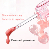 Vente en gros de nouveau style d'huile de gelée de lèvres hydratante hydratante rose rouge à lèvres liquide pour le maquillage de soin des lèvres