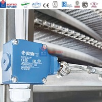SQUARE nantong machine de congélation rapide azote liquide double tambours iqf congélateur en spirale à vendre