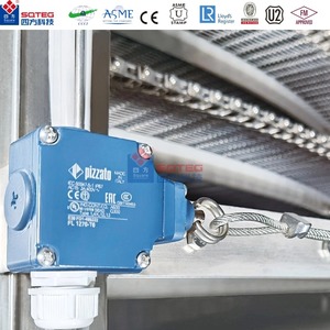 Quảng trường nantong nhanh chóng đóng băng máy Nitơ lỏng đôi trống iqf xoắn ốc Tủ đông để bán - Product Image 5