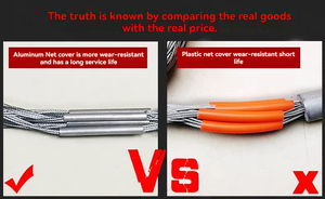 Clip de câble métallique robuste en acier avec poignées de poing pour <span class=keywords><strong>fixation</strong></span> de câble de 1.57 pouces - Product Image 6