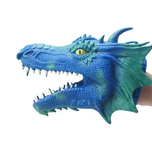 Chompy Dragon Bite Puppet dehnbare Handpuppe TPR weiche Handpuppe dehnbares Tiers pielzeug