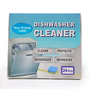 新しい来る食器洗い機マシンクリーナータブレット液体深くきれいに処方された臭いを取り除く