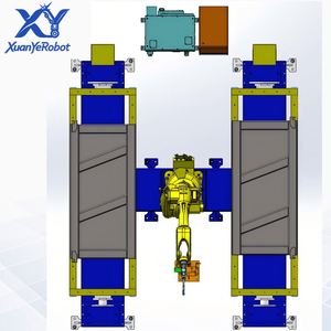 Station de soudage robotisée Project Robotic Welding Station PLC Servo-Electric Drive TIG 3D Vision Positioning Turntable 6-Axis 500KG Payload IP65 |   EDM&ODM - Product Image 4