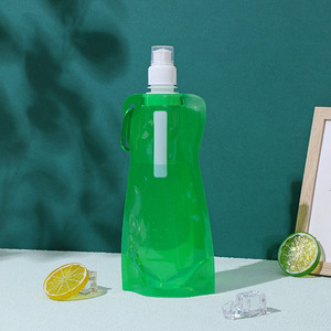 Bolsa de agua transparente En stock Plástico reutilizable Jugo de frutas Embalaje de bebidas Doypack Bolsa con caño Bolsas de agua de pie - Product Image 2