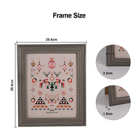 Cadre photo en bois MDF de taille personnalisée 4x6 5x7 8x10 pouces, décoration de bureau, cadre photo rétro enveloppé de papier