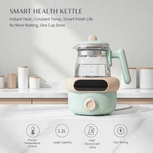 Nouvelle Bouilloire Électrique Thermostatique 5-en-<span class=keywords><strong>1</strong></span> pour Préparation de Lait Maternisé, Tendance 2026, Affichage Numérique Multifonction, 1200ml, Sans BPA - Product Image 2