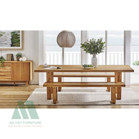 Ensembles de meubles modernes en bois massif de haute qualité pour salon, chambre à coucher, salle à manger, montage facile, fabrication vietnamienne, style maison, appartement