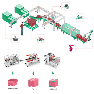Tự động các tông sóng <span class=keywords><strong>carton</strong></span> giấy gói dòng robot máy đóng gói cho thùng <span class=keywords><strong>carton</strong></span> và thùng <span class=keywords><strong>carton</strong></span> palletizing toàn bộ giải pháp - Product Image 3