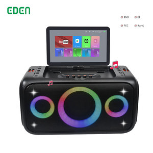 5.0 WIFI With Wireless <b>Microphone</b> Touch Screen Player Home Indoor <b>Speaker</b> Sound System Machine Loud Outdoor <b>Speakers</b> - Product Image 3
