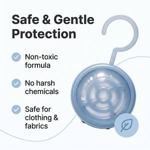 Balsamo Repellente per Tarme della Vestaglia Personalizzato OEM, Formula Pura Naturale agli Oli Essenziali per Armadi e Guardaroba, Fornitura Diretta dalla Fabbrica con Etichetta Privata - Product Image 5
