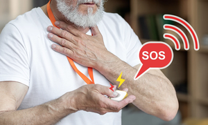 Precio de fábrica SOS botón de pánico Beacon Mini rastreador personal alarma antipérdida para ancianos y niños - Product Image 4