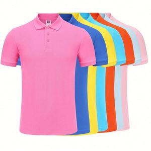 Design Plus Branding US Size Sublimated Cotton and Polyester Uniforme De Empresa <b>Red</b> Polo Shirts - Product Image 6