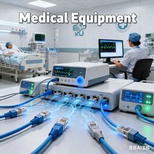 GLGNET-M16 ngoài trời Ethernet Jack IP67 không thấm nước RJ45 nữ ổ cắm 2 chiều dây Extender Thiết bị sợi quang - Product Image 3