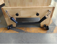 Réformateur de Pilates en bois de chêne: pliable, stable et portable, idéal pour un usage domestique et en studio