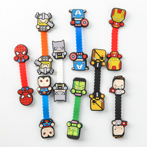 Organizzatore per Cavi in Acrilico Personalizzato con Personaggi <span class=keywords><strong>Marvel</strong></span> alla Moda, Avvolgicavo Originale <span class=keywords><strong>Iron</strong></span> <span class=keywords><strong>Man</strong></span> e Captain America - Product Image 3
