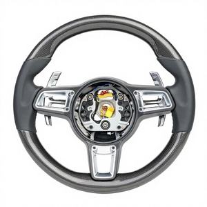 لـ 15-23 Porsche Cayenne GT تعديل الألمانية 3K جلد عادي الرياضة 6 تكلم شعار مخصص - Product Image 6