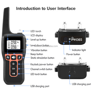 <span class=keywords><strong>Collier</strong></span> de dressage <span class=keywords><strong>pour</strong></span> <span class=keywords><strong>chien</strong></span> de haute qualité 2026, rechargeable, avec télécommande, étanche, <span class=keywords><strong>collier</strong></span> de choc <span class=keywords><strong>pour</strong></span> chiens - Product Image 2