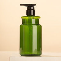 Bouteille de pompe de presse de luxe 500ml bouteille de pompe de galvanoplastie en plastique PET pour emballage de lotion de gel douche shampooing