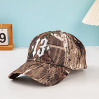 Vintage Twill Terry Digitale Borduurwerk Grote Boom Camouflage Stippen Baseball Trucker Cap met Willekeurige Kleuren