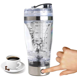 450ml Electric Protein <b>Shaker</b> <b>Bottle</b>, USB Rechargeable Magnetic Auto Mixing Cup with Scale for Gym Coffee Milkshake Meal Prep - Product Image 6