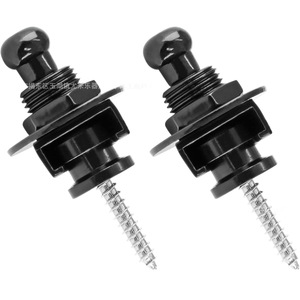 Guitar Strap Lock Stainless Steel Anti Slip Self Locking Tail Pins For Acoustic Electric Guitar Bass Accessories - Product Image 1