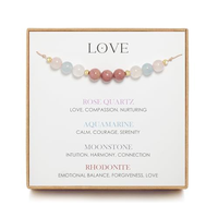 Emballage de bijoux personnalisé en carton chaînes de bracelets carte en papier avec impression de logo pour l'affichage