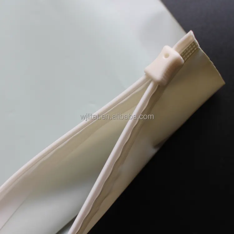 Impressão personalizada compostável biodegradável PLA amido de milho CPE EVA fosco zipper saco plástico para embalagem de pano