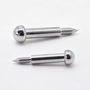 Tornillo Autorroscante de Cabeza Esférica de Acero Inoxidable, Eje Semiliso, Fijación Personalizada No Estándar, Métrico/Pulgadas, Recubierto de Óxido Negro - Product Image 2