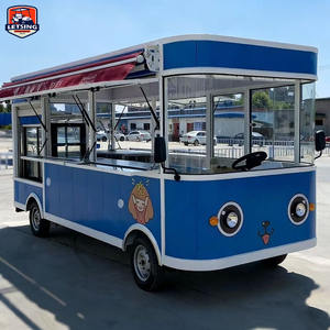 Camion de vente ambulante de fruits et de restauration rapide pour campus scolaire, avec cadre résistant à la rouille, longueur de 5 mètres, pour la communauté étudiante - Product Image 2